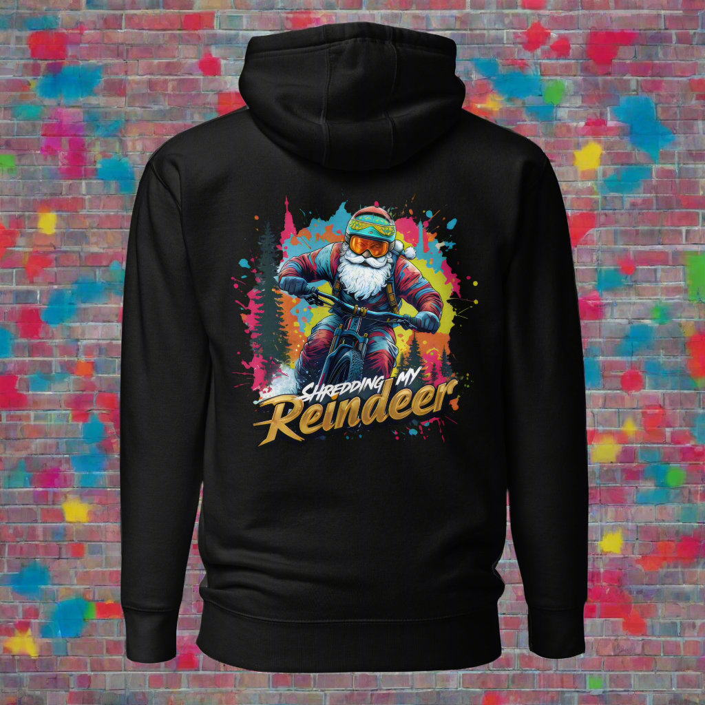 Unisex Shredding my reindeer premium Hoodie