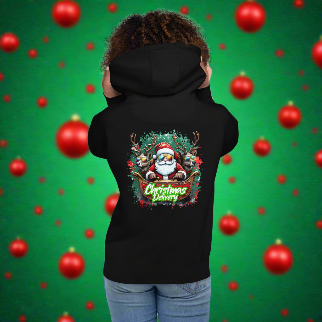Unisex Twin print Christmas delivery Premium Hoodie