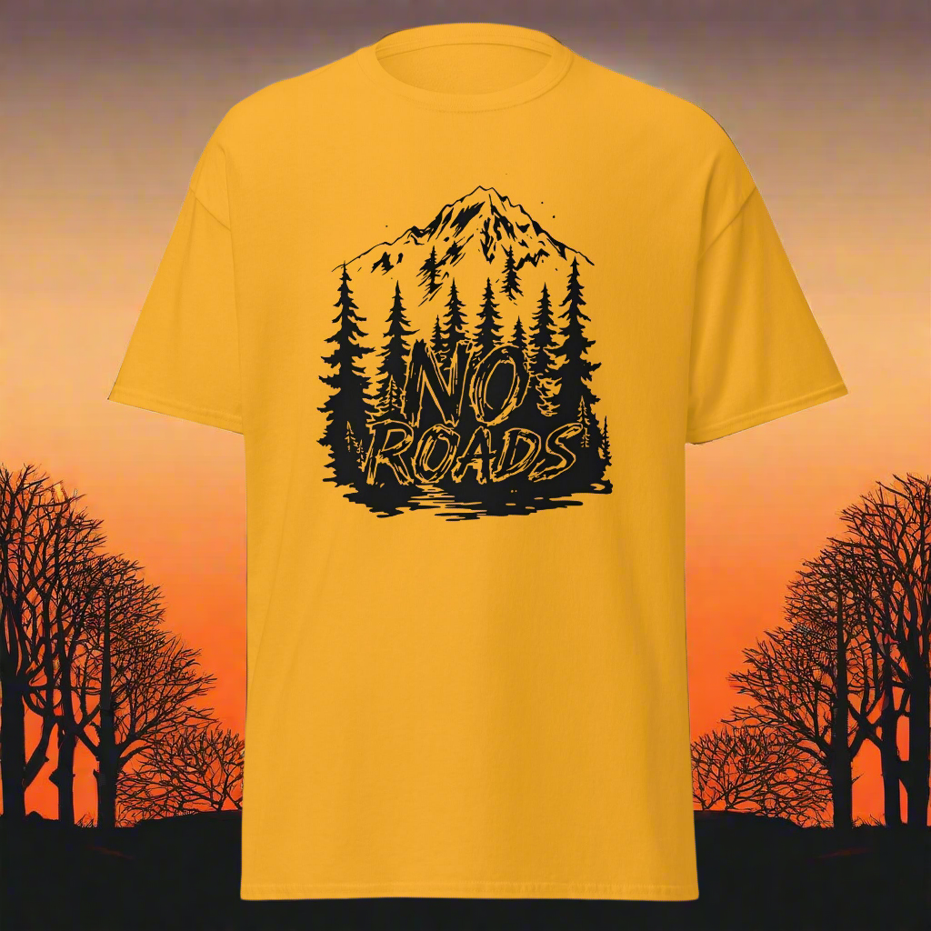 Unisex No roads adventure classic tee