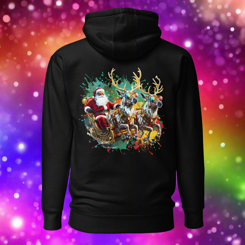 Unisex Double Print Santa's crew premium Hoodie