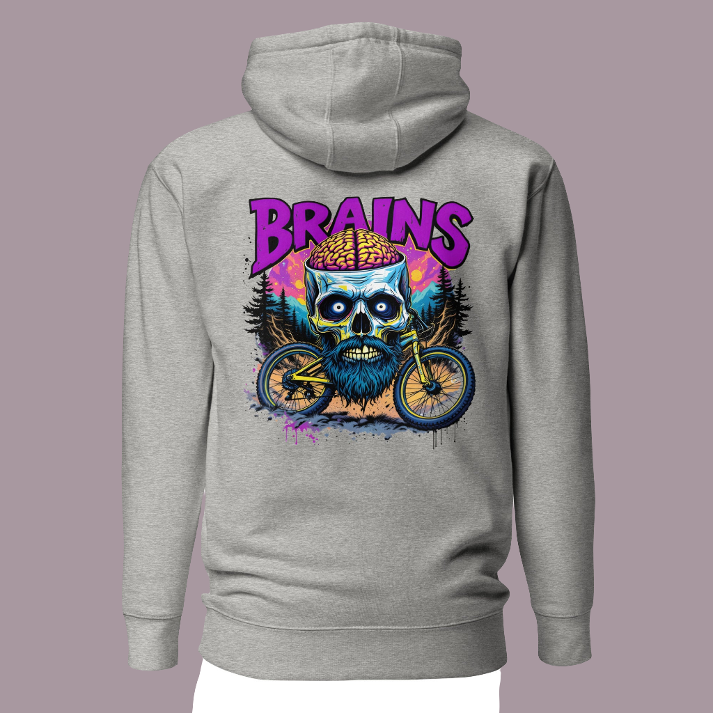 Unisex Brains rider series premium Hoodie