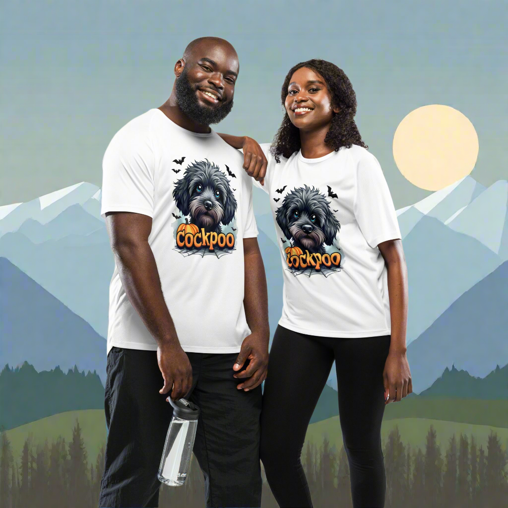 Unisex Halloween cockapoo dog sports jersey