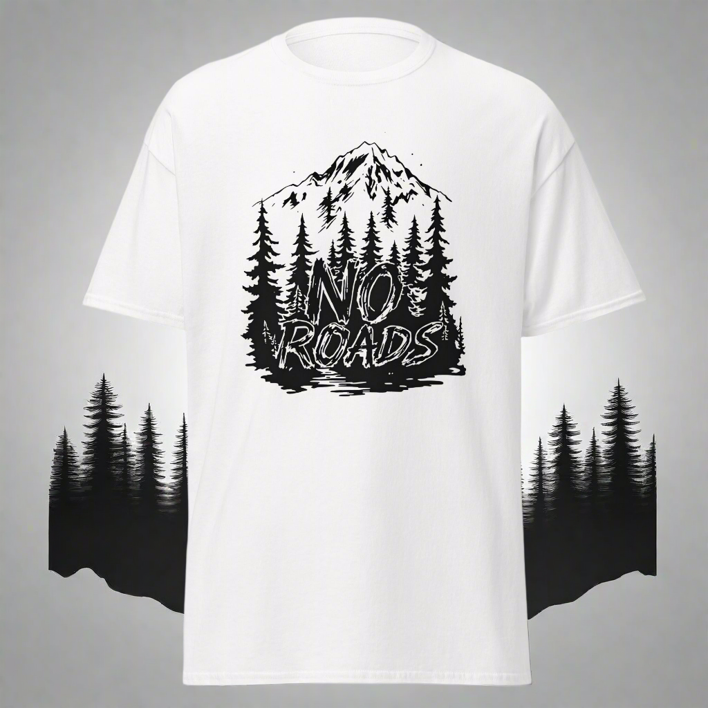 Unisex No roads adventure classic tee