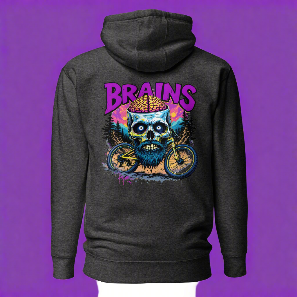 Unisex Brains rider series premium Hoodie
