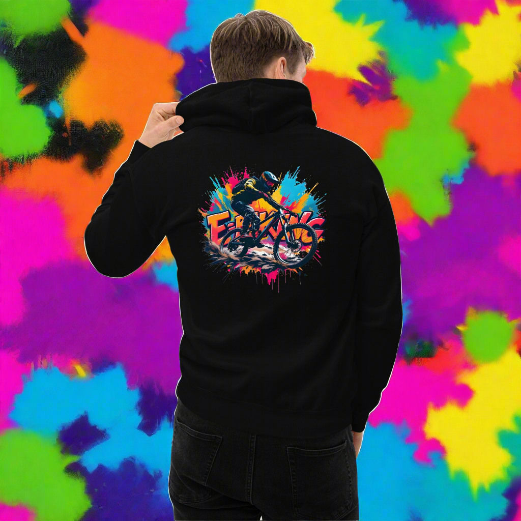 Unisex E-bike graffiti art Hoodie
