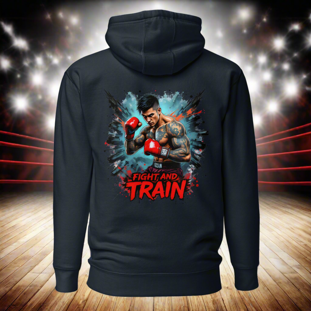 Unisex Fight and train thai kickboxer Hoodie