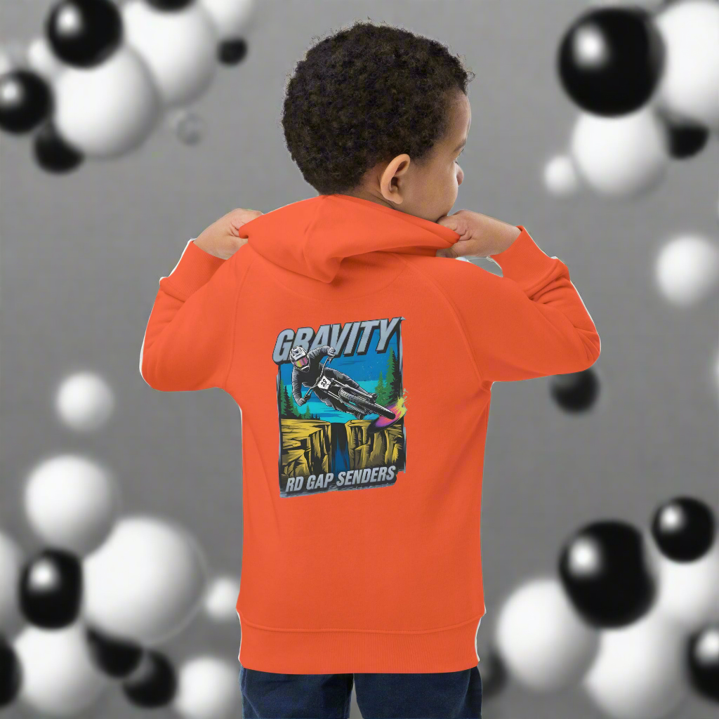Kids Unisex Gravity Rd gap Sender eco hoodie