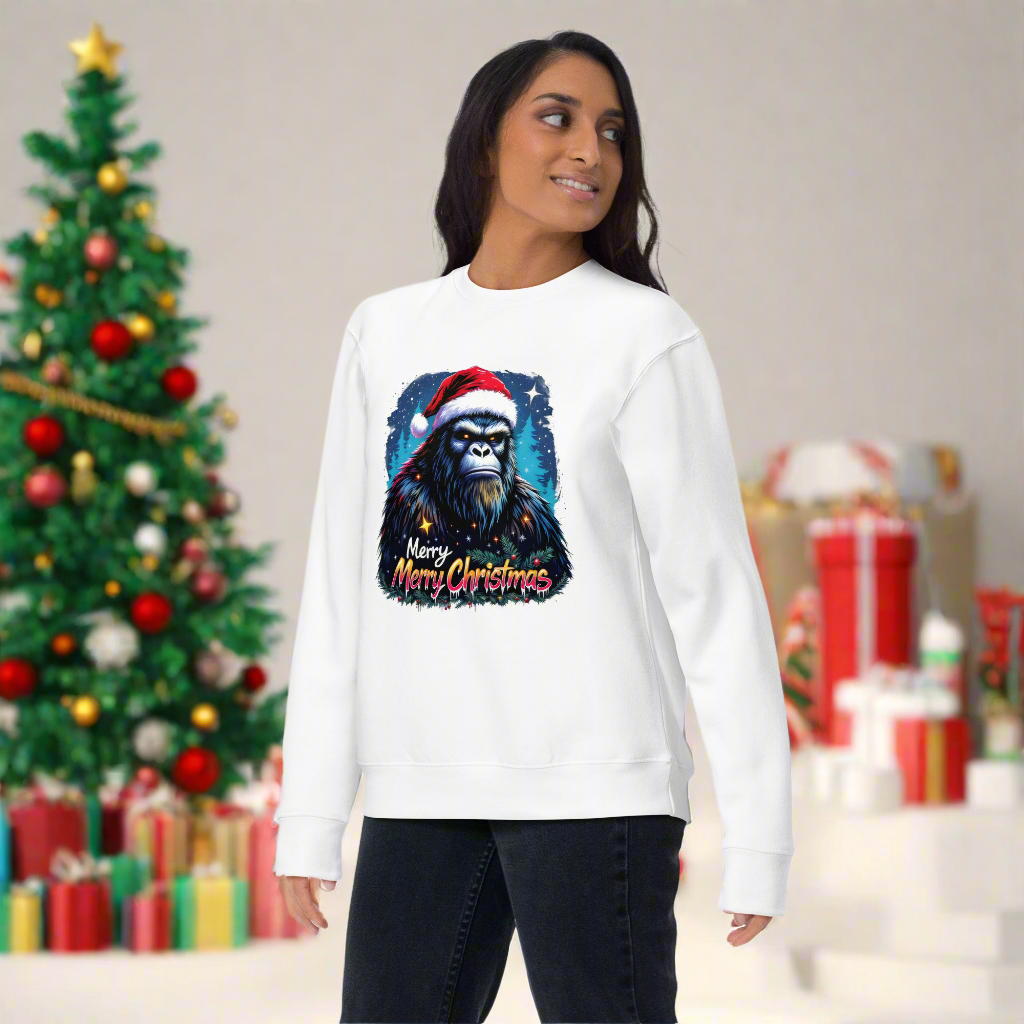 Unisex Merry Christmas Bigfoot series Premium Sweatshirt