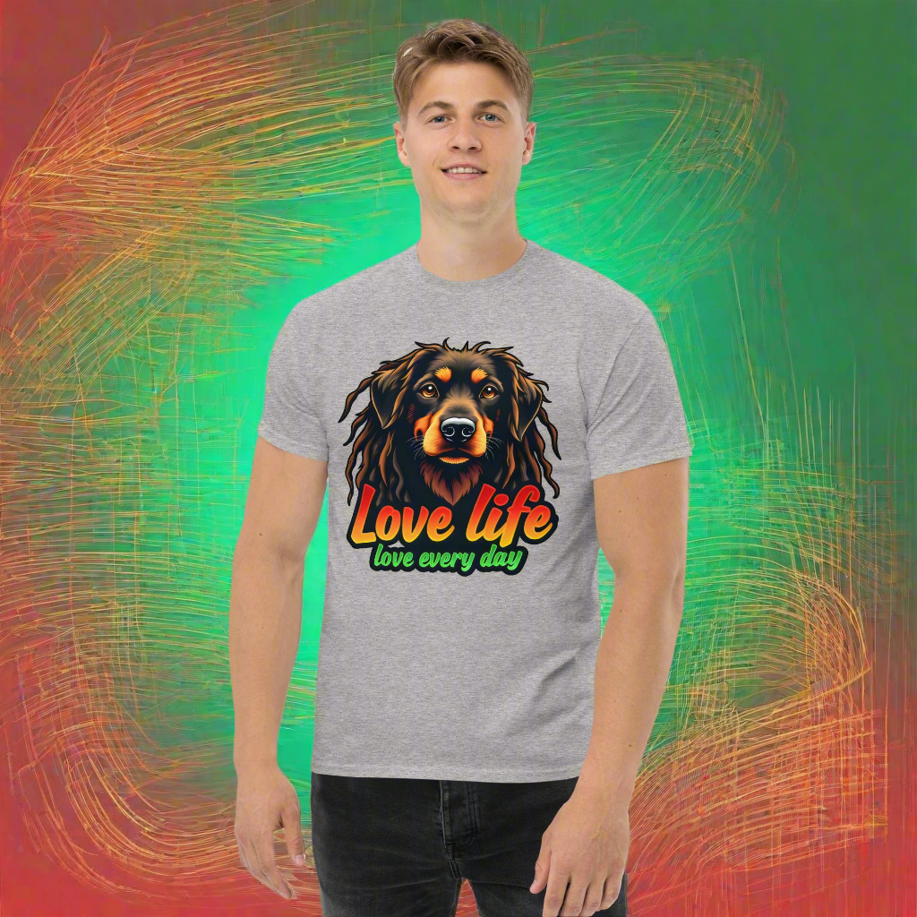 Unisex Love life everyday classic tee
