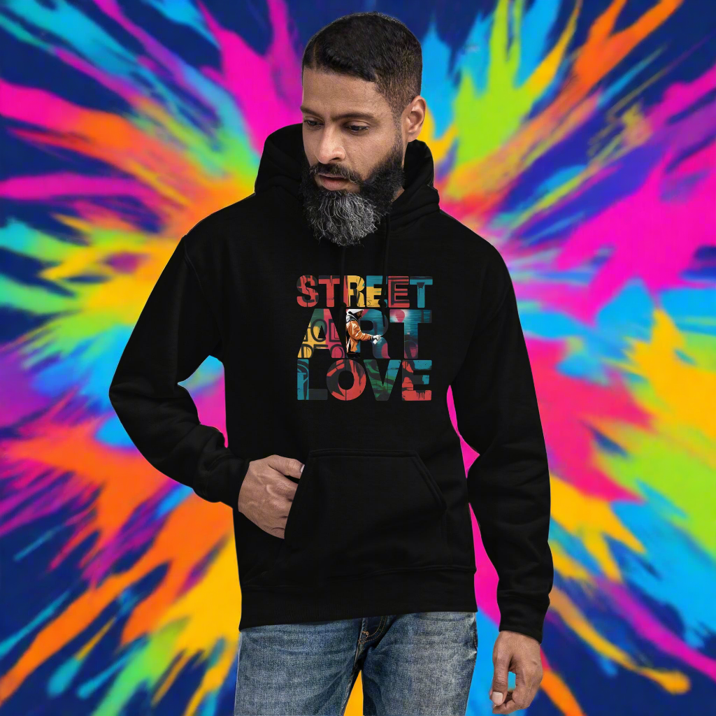 Unisex DBL bike Steet art Hoodie