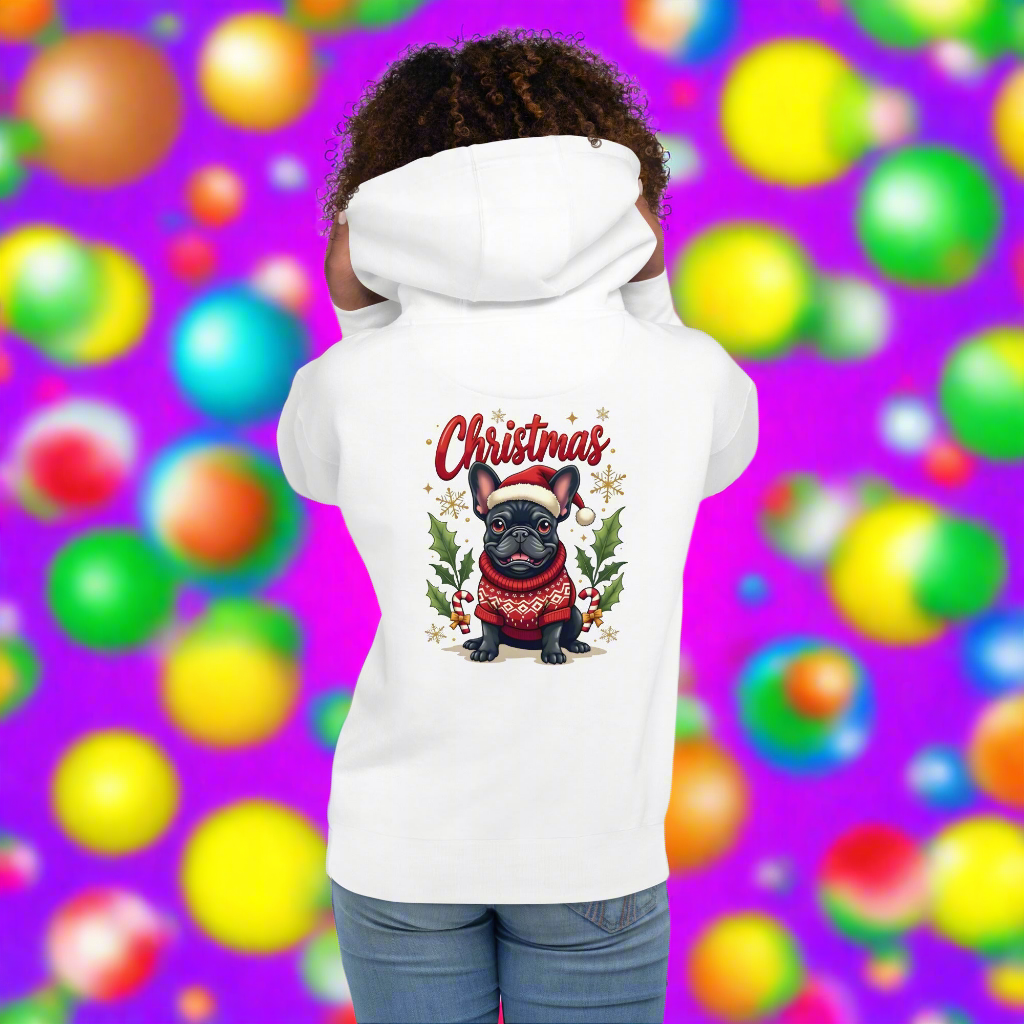 Unisex Christmas Frenchy with candy cane Premium Hoodie