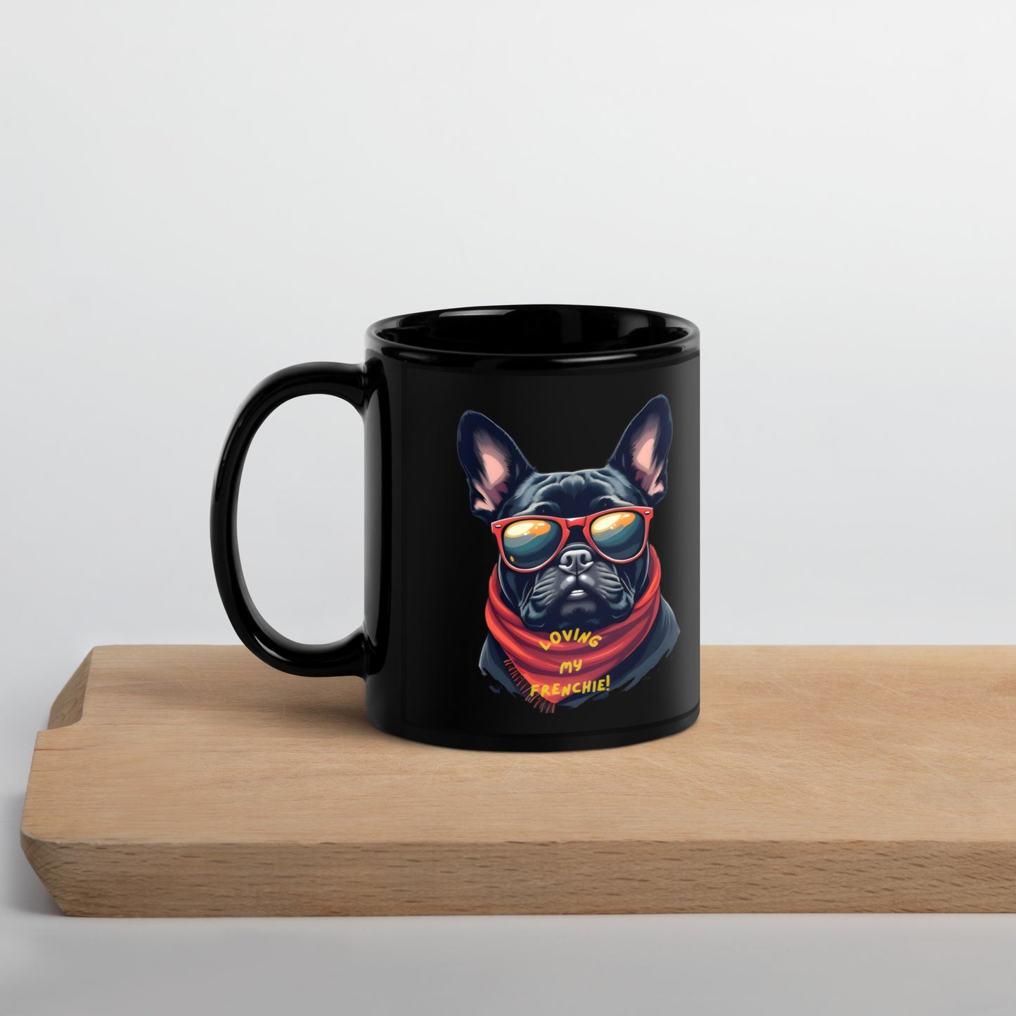 The Black love my Frenchy Glossy Mug