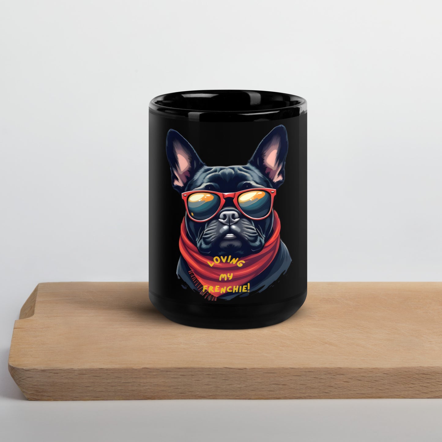 The Black love my Frenchy Glossy Mug
