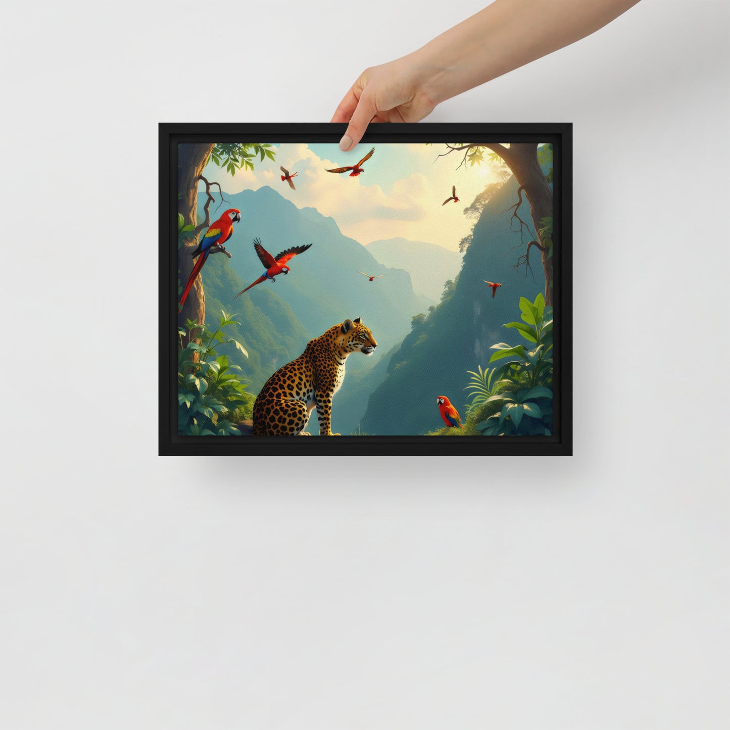 The beauty of nature Framed canvas