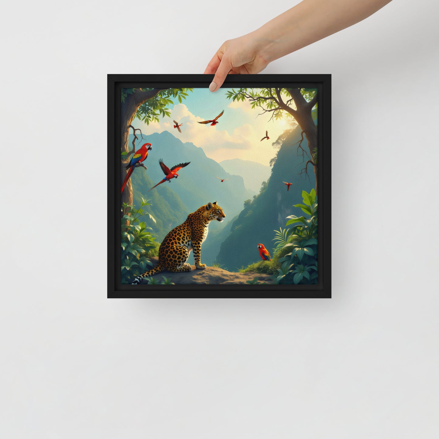 The beauty of nature Framed canvas