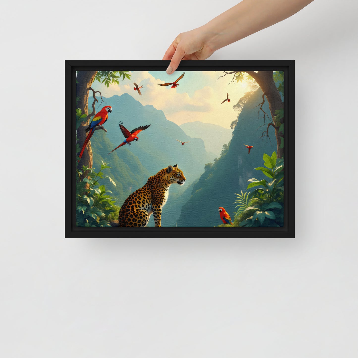 The beauty of nature Framed canvas