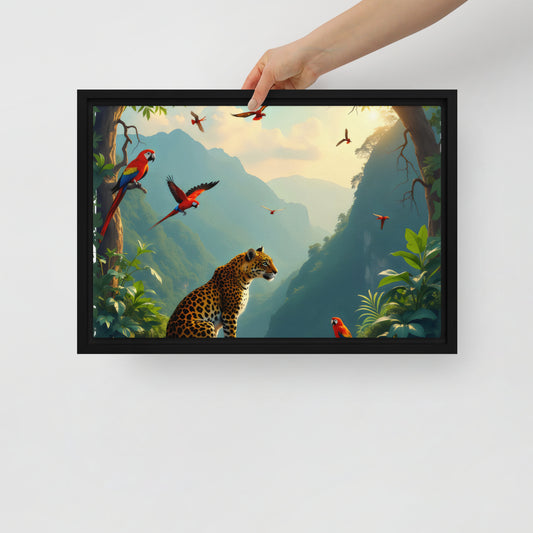 The beauty of nature Framed canvas