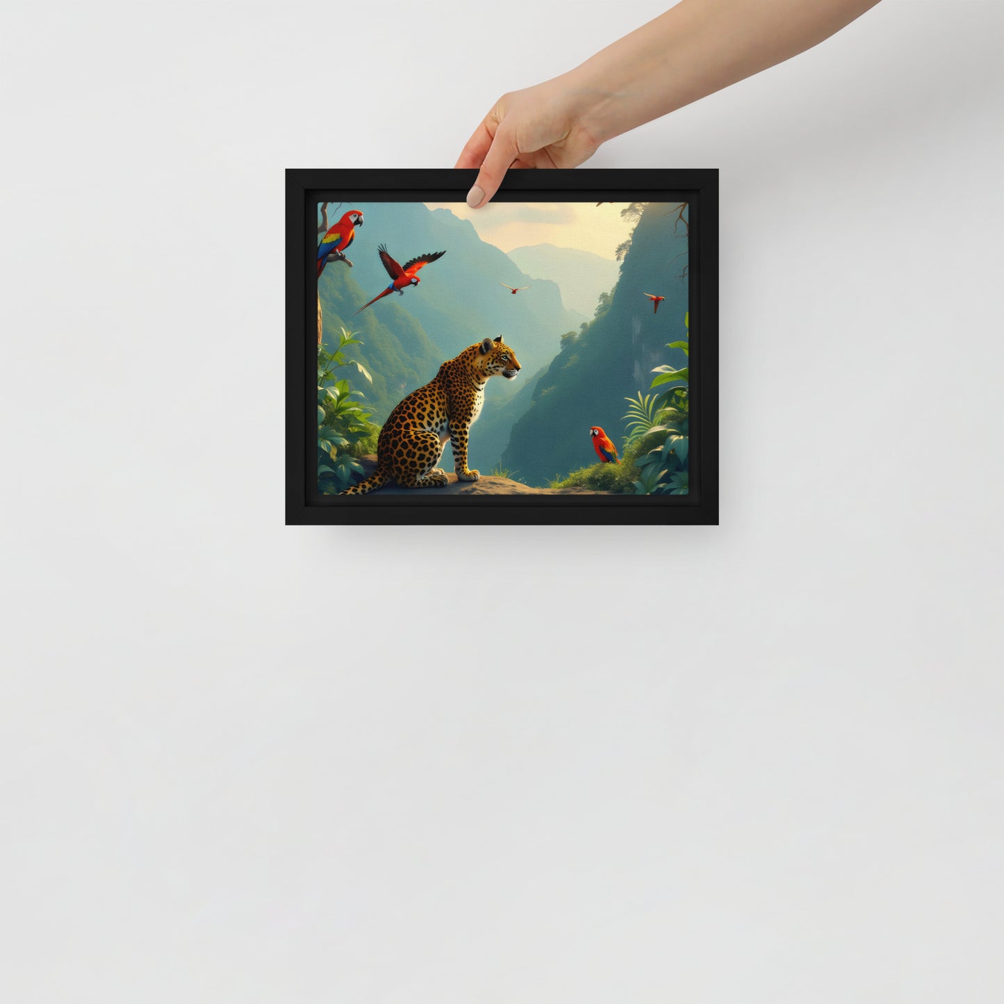 The beauty of nature Framed canvas