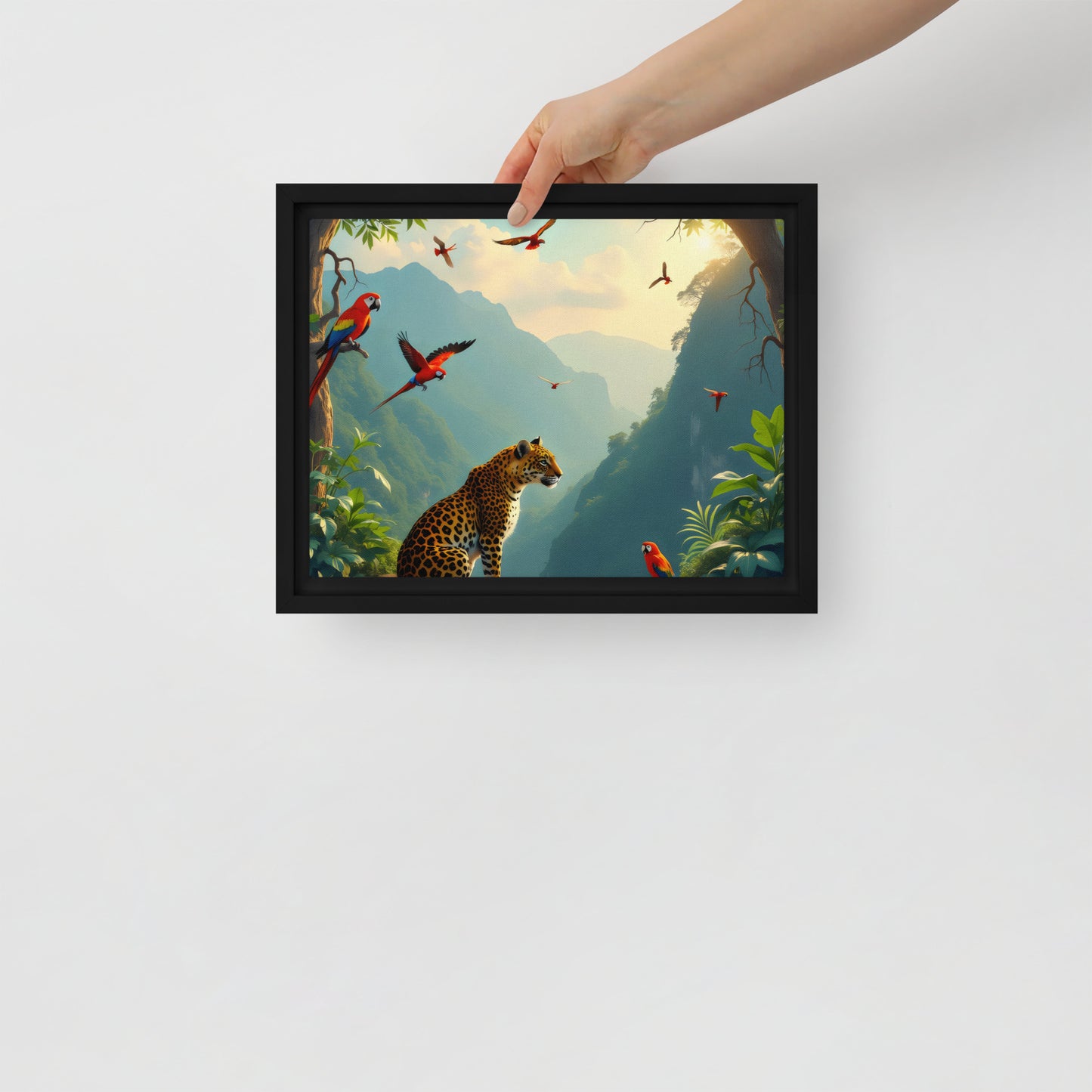 The beauty of nature Framed canvas