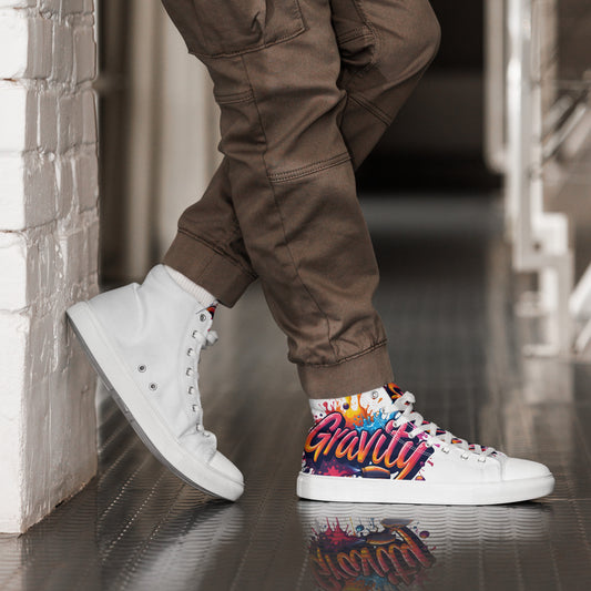 Men’s high top Gravity canvas shoes