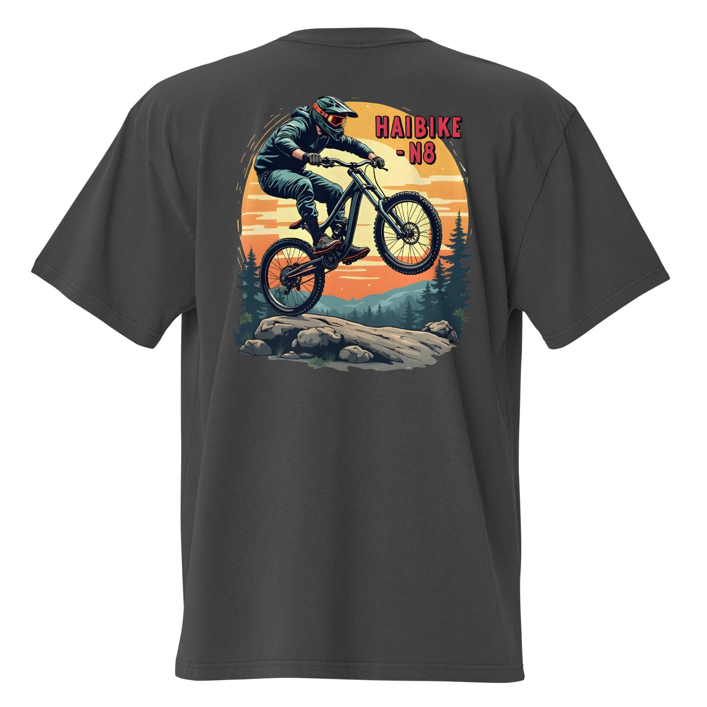 Oversized N8 Rider faded t-shirt