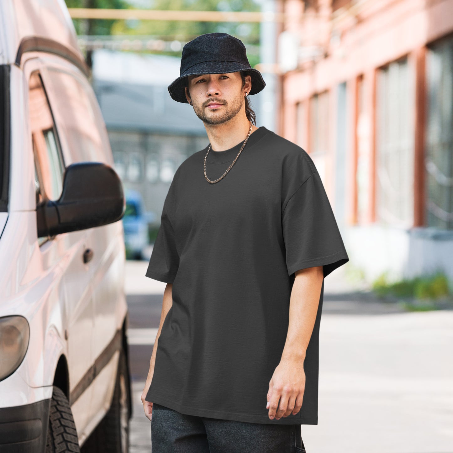 Oversized N8 Rider faded t-shirt