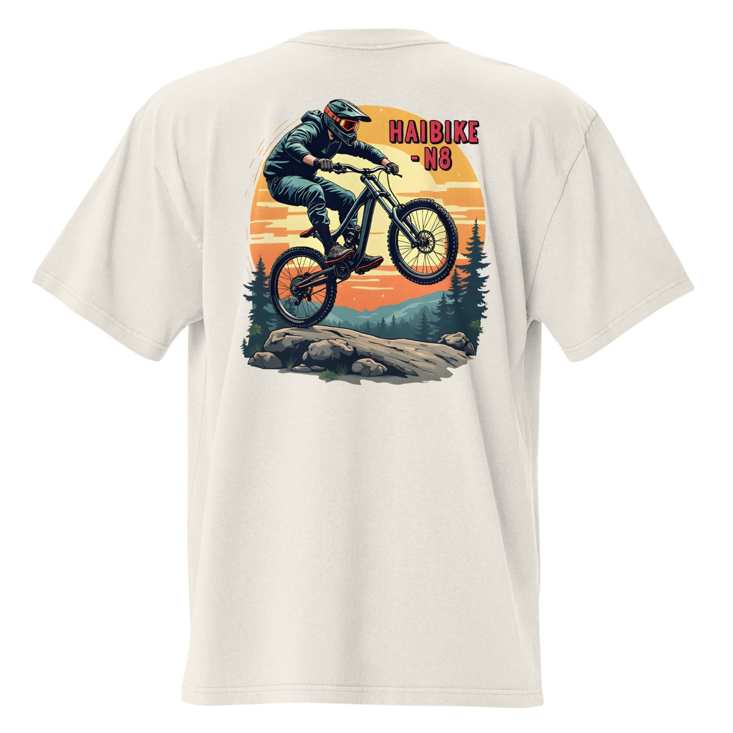 Oversized N8 Rider faded t-shirt