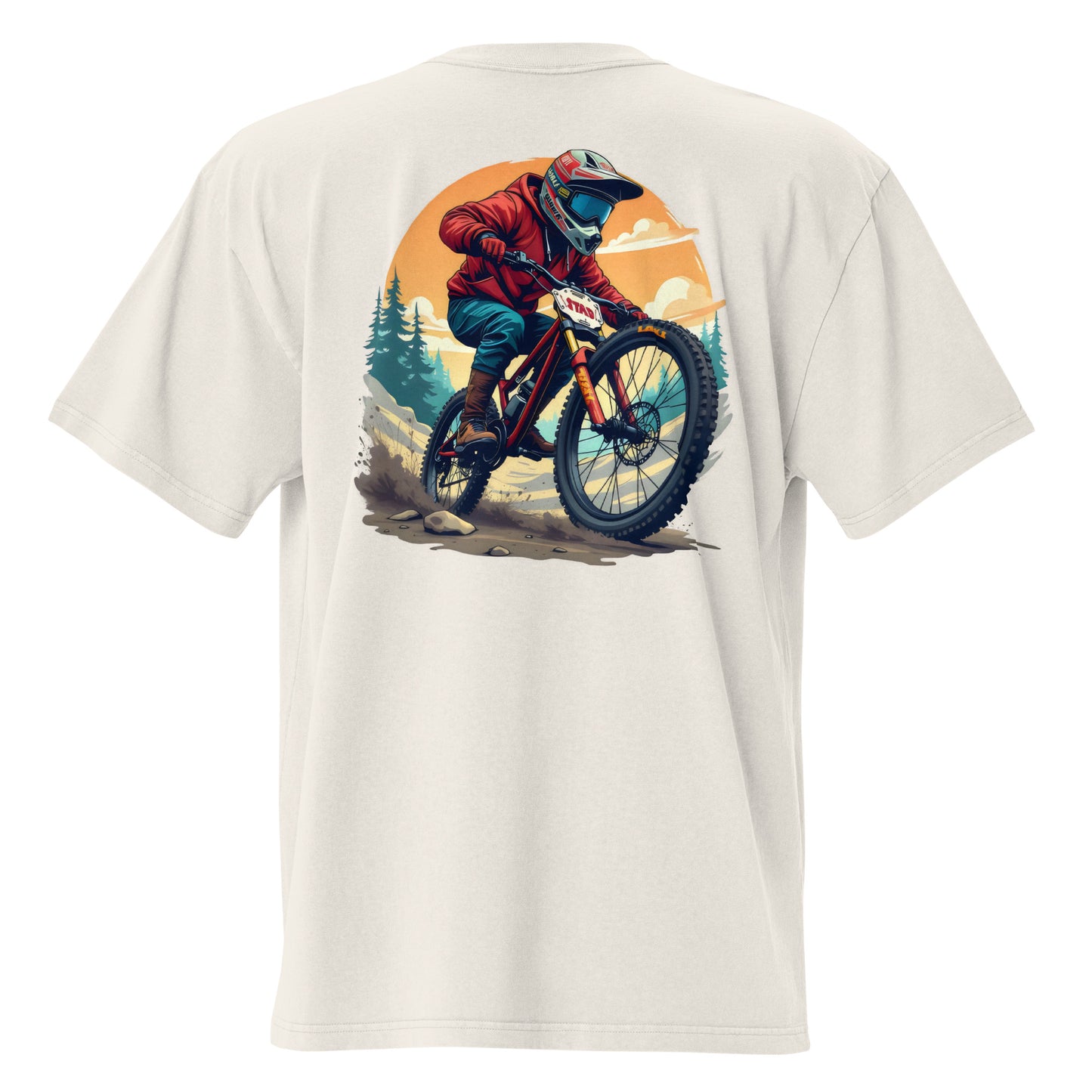 Simply shred and focus Oversized faded t-shirt