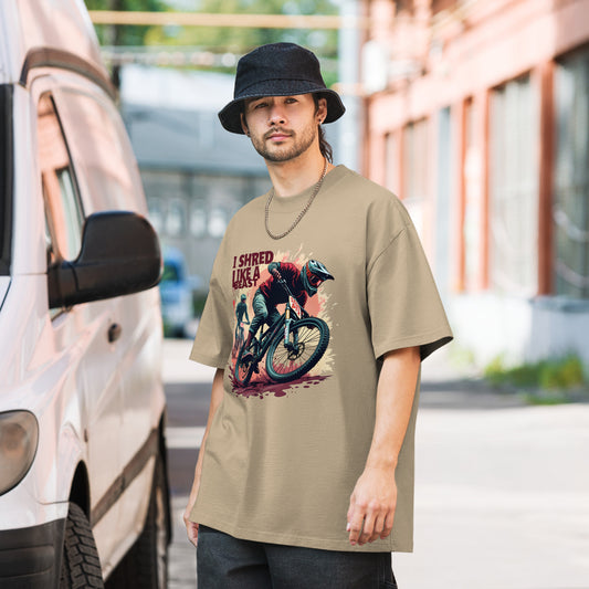 Oversized MTB Shredding faded t-shirt