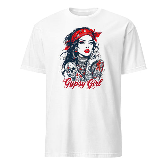 Unisex Gypsy girl illustration Short-Sleeve T-Shirt