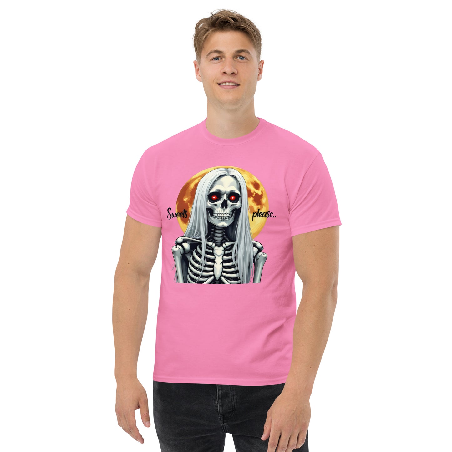 Unisex Sweet Halloween Greyhound woman classic tee