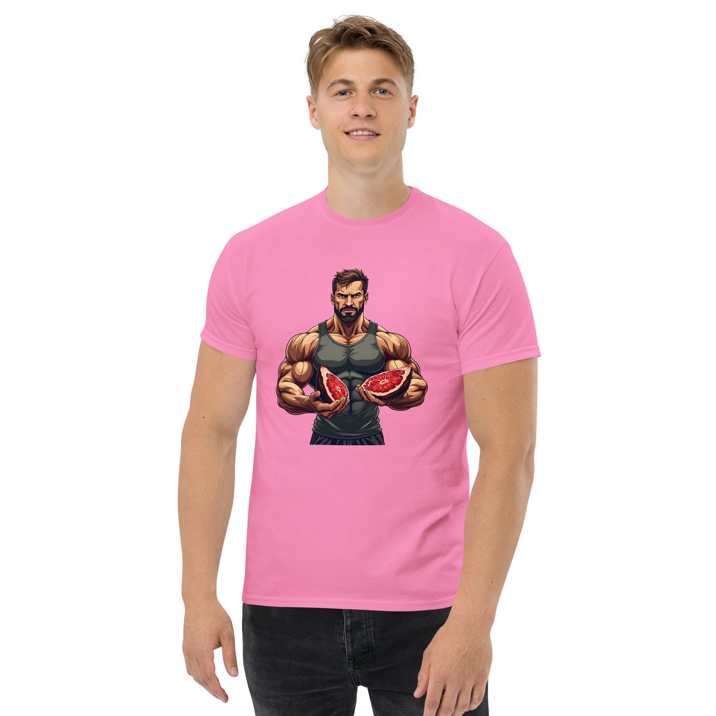 Men's double print carnivore diet classic tee