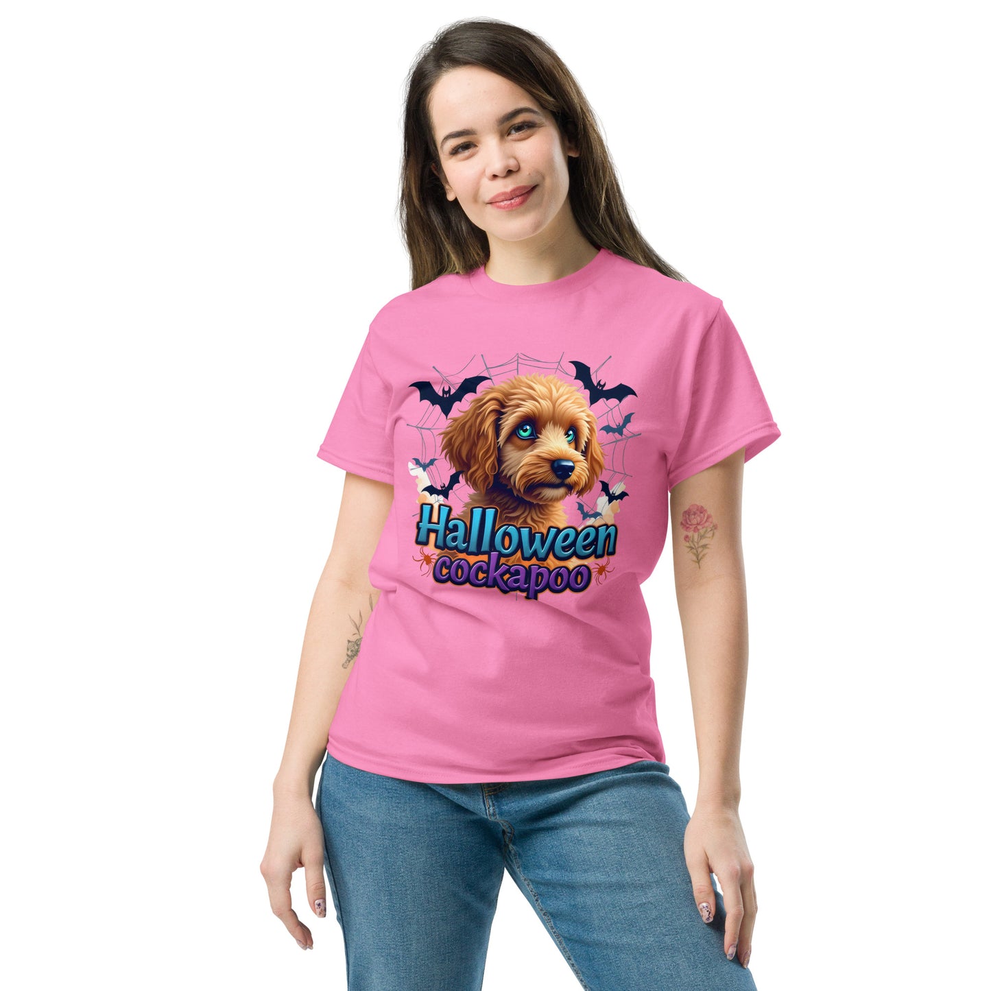 Unisex Halloween cockapoo blue eyed series 2 classic tee