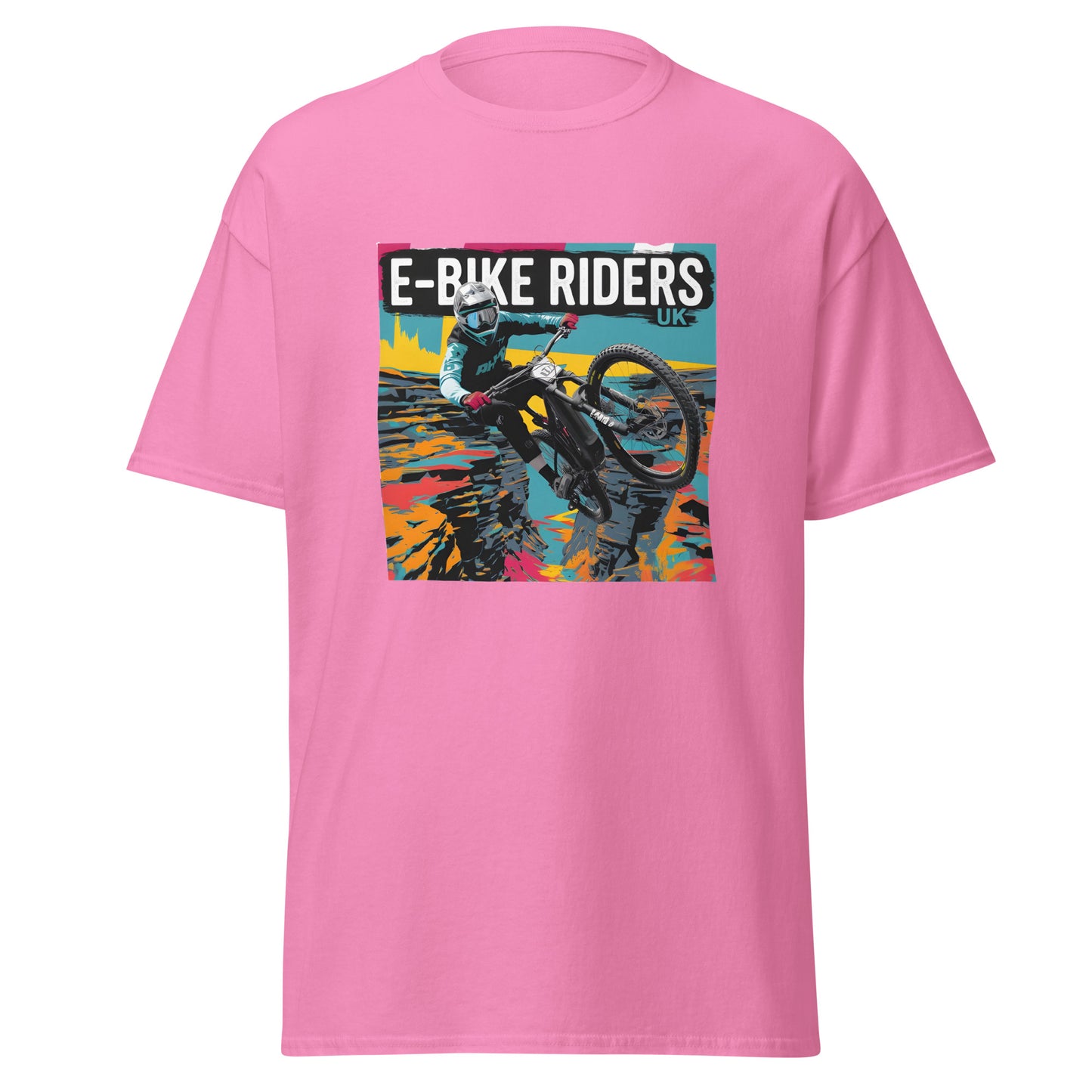 Unisex Solid foreground style E-bike riders Canyon classic tee