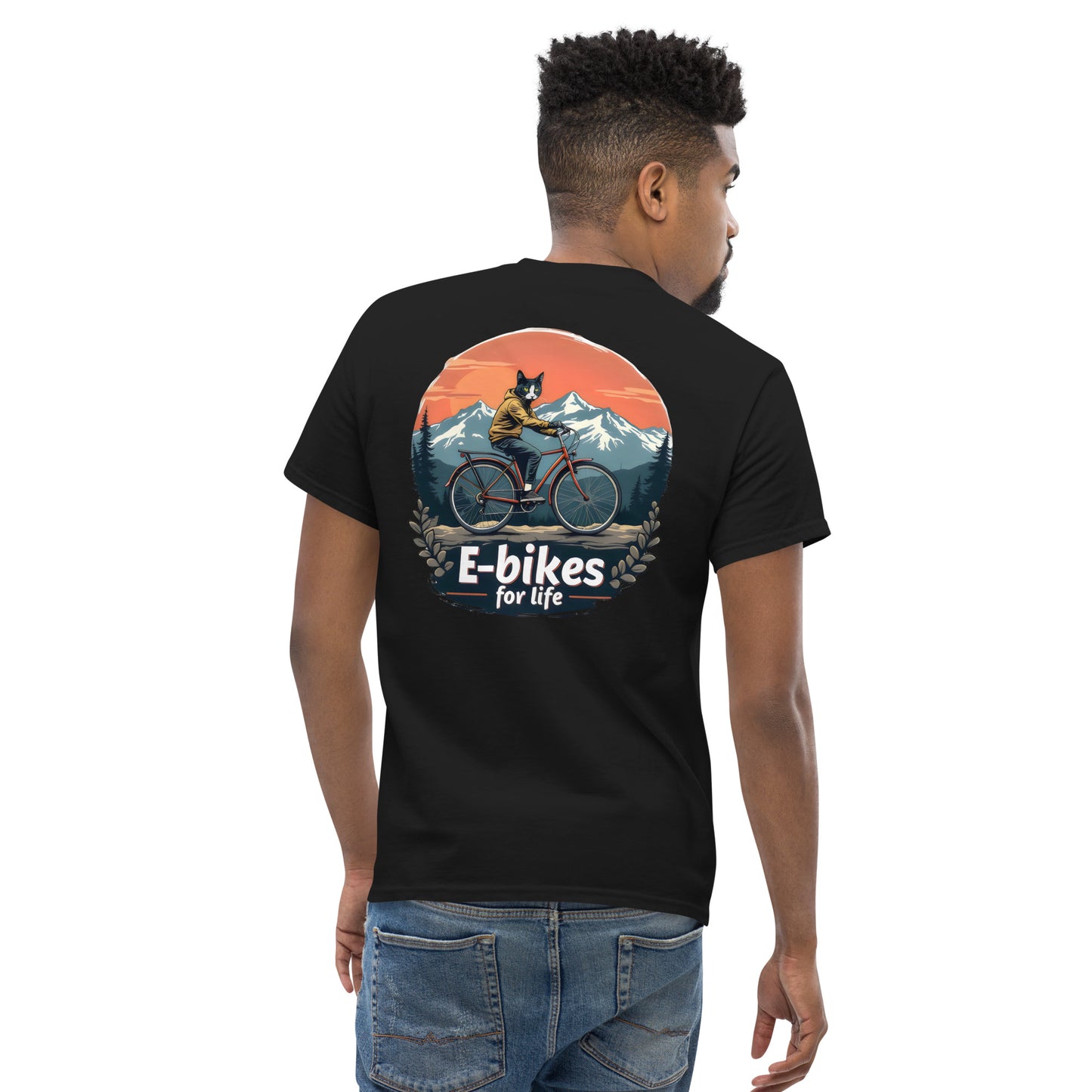 Unisex Cats e-bikes for life classic tee