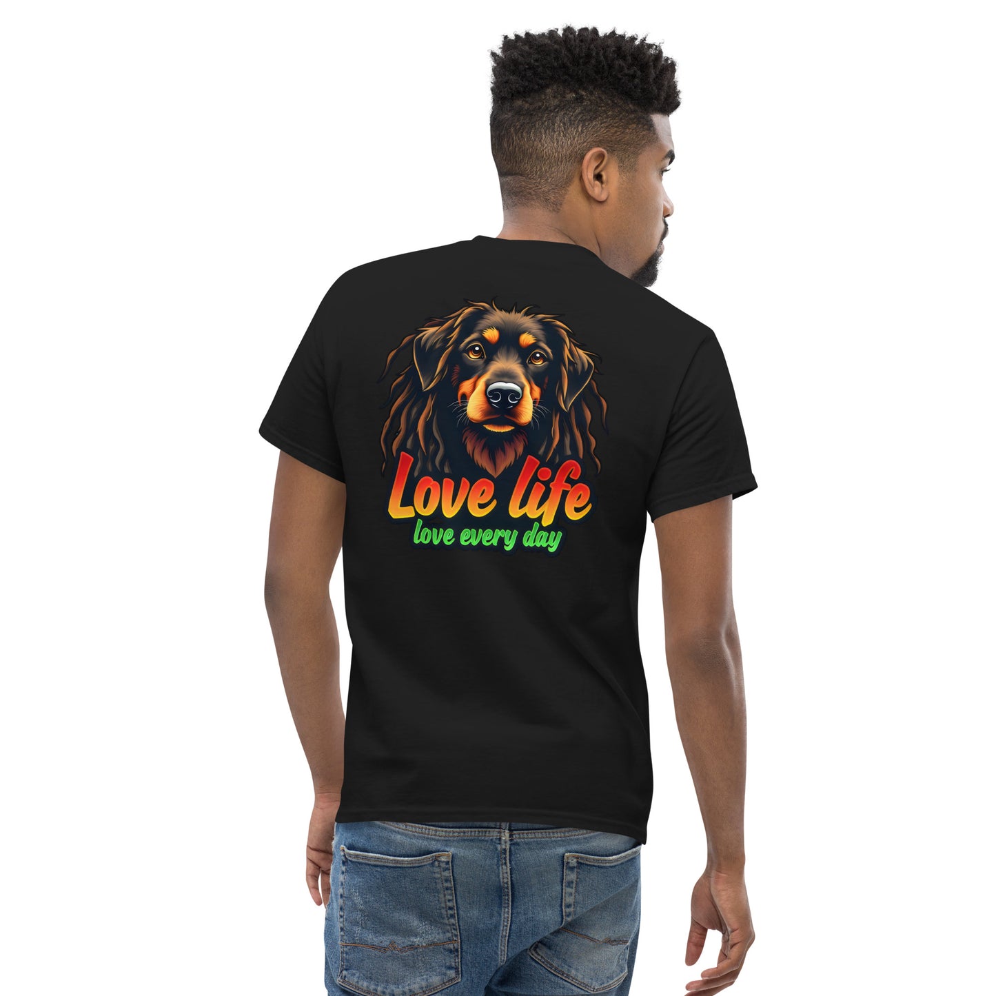 Unisex rasta dog classic tee