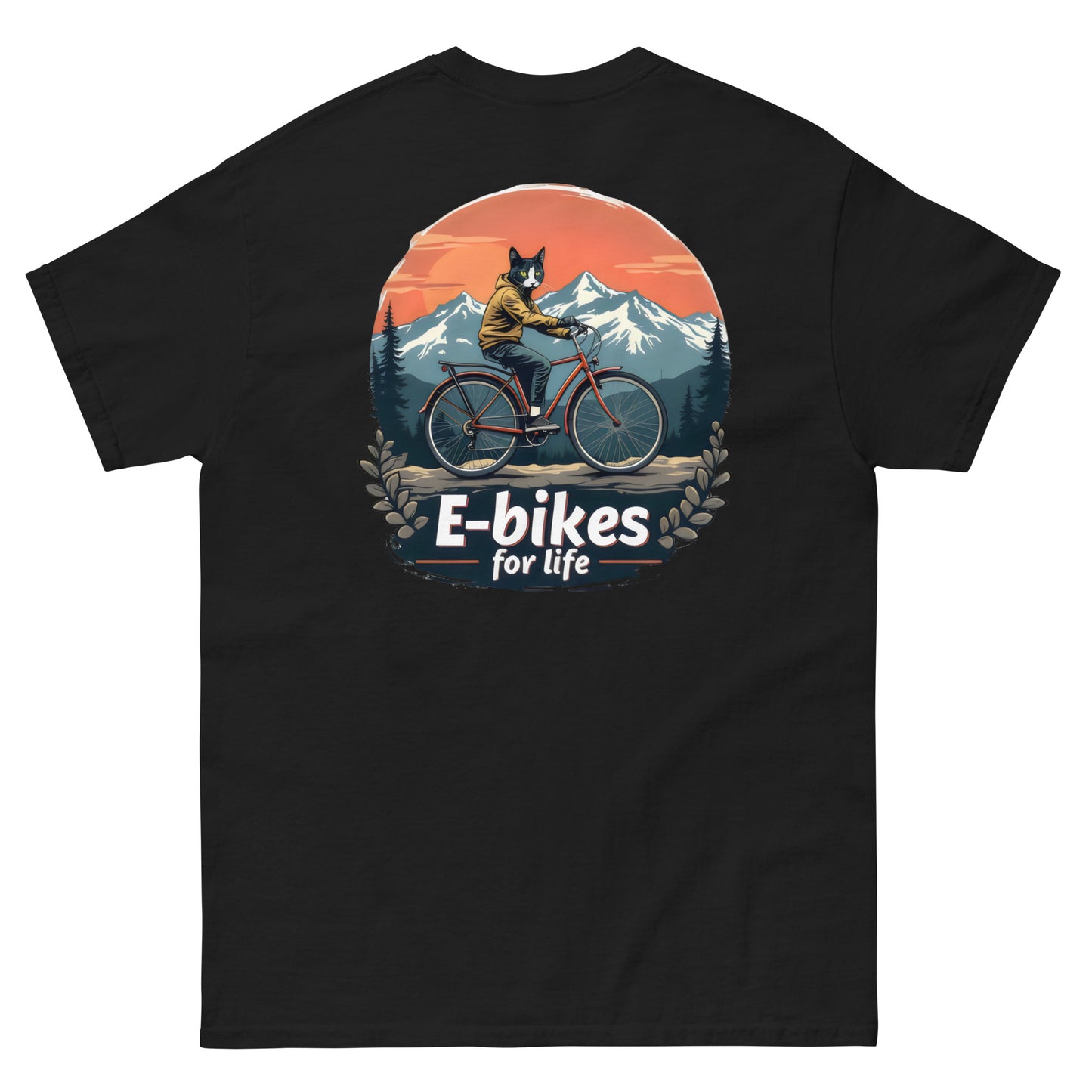 Unisex Cats e-bikes for life classic tee