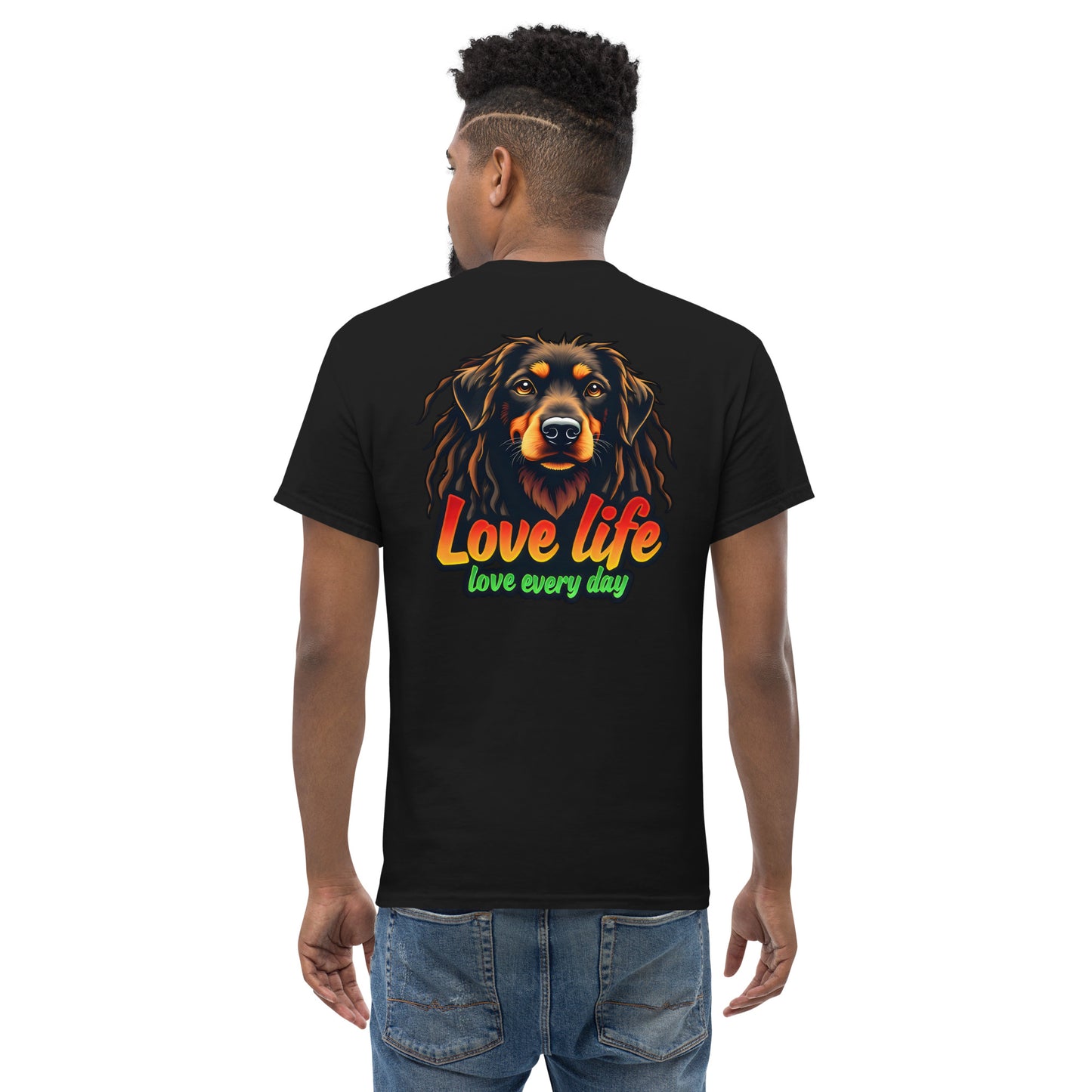 Unisex rasta dog classic tee