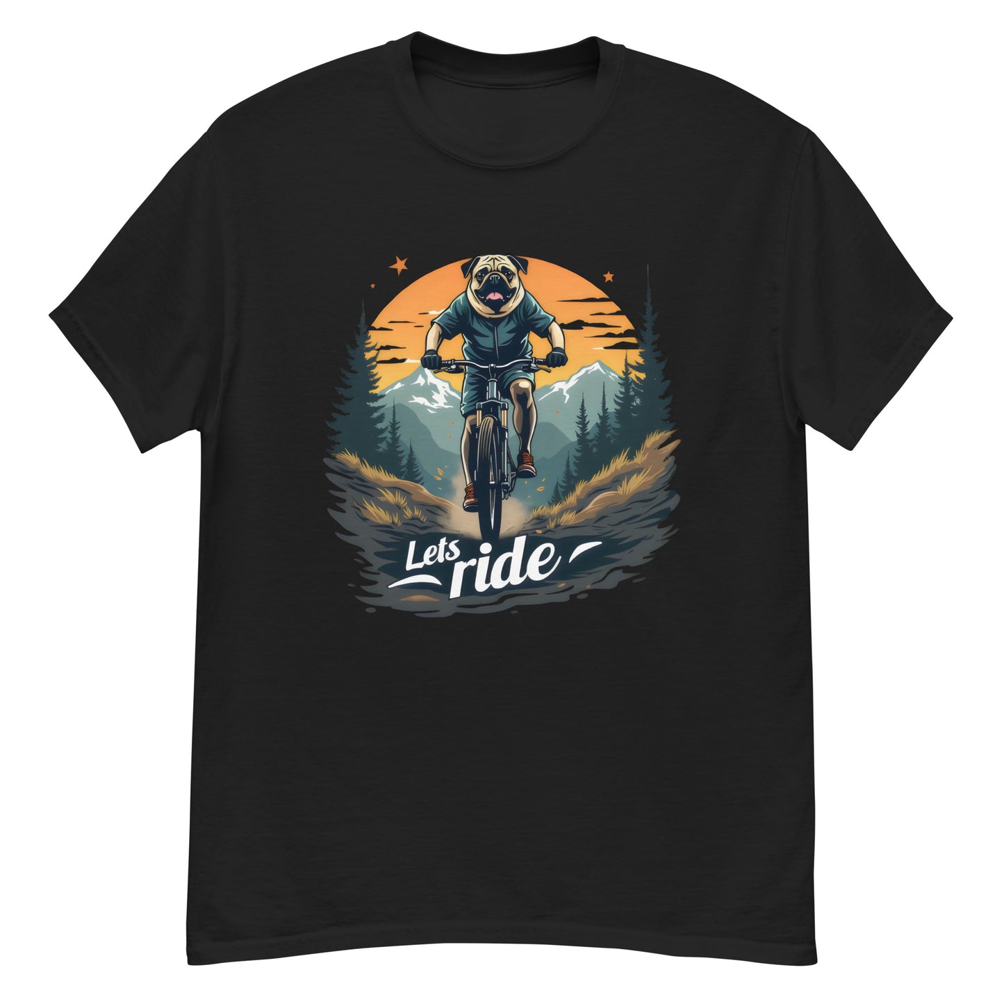 Unisex Let's ride Bulldog classic tee