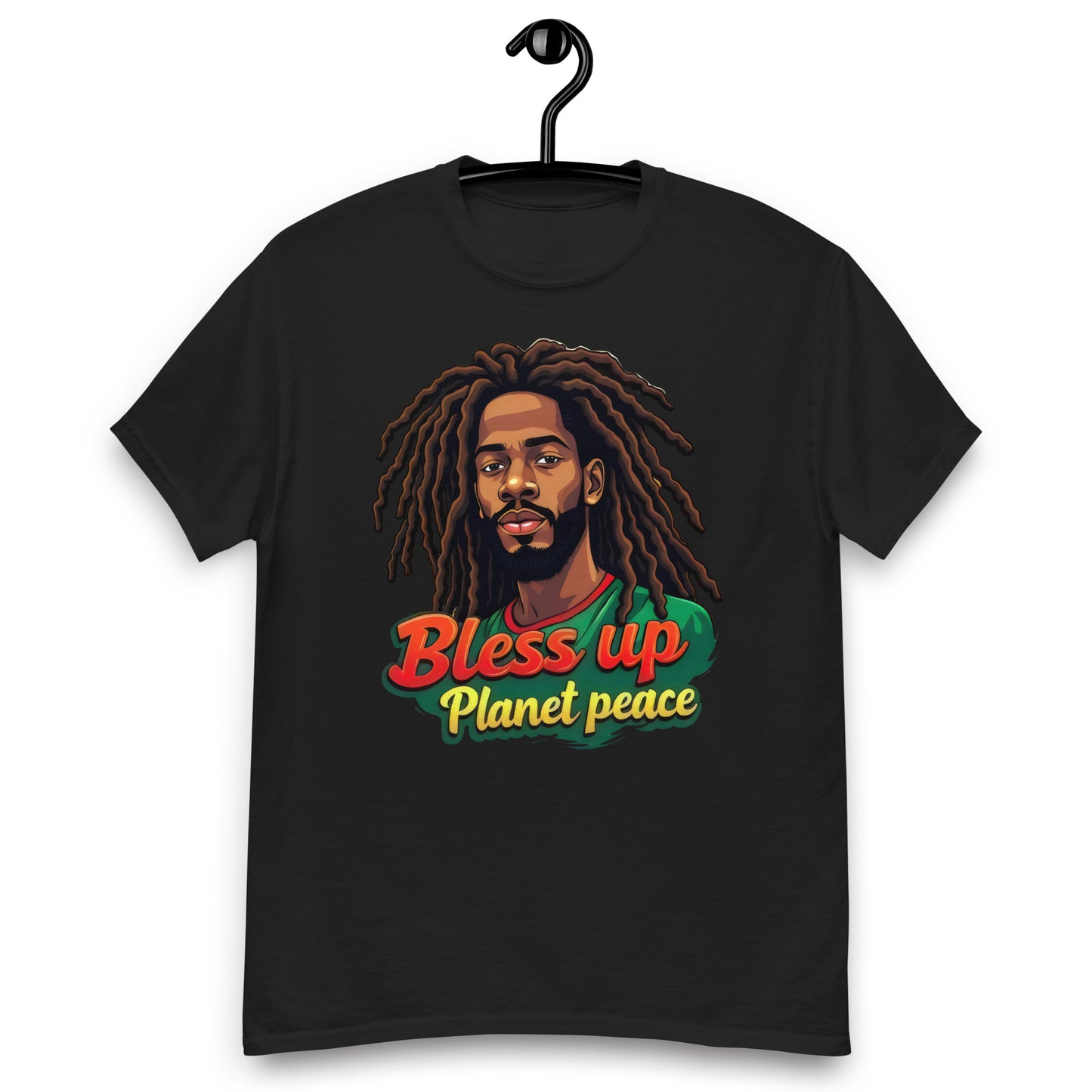 Unisex bless up Planet piece classic tee