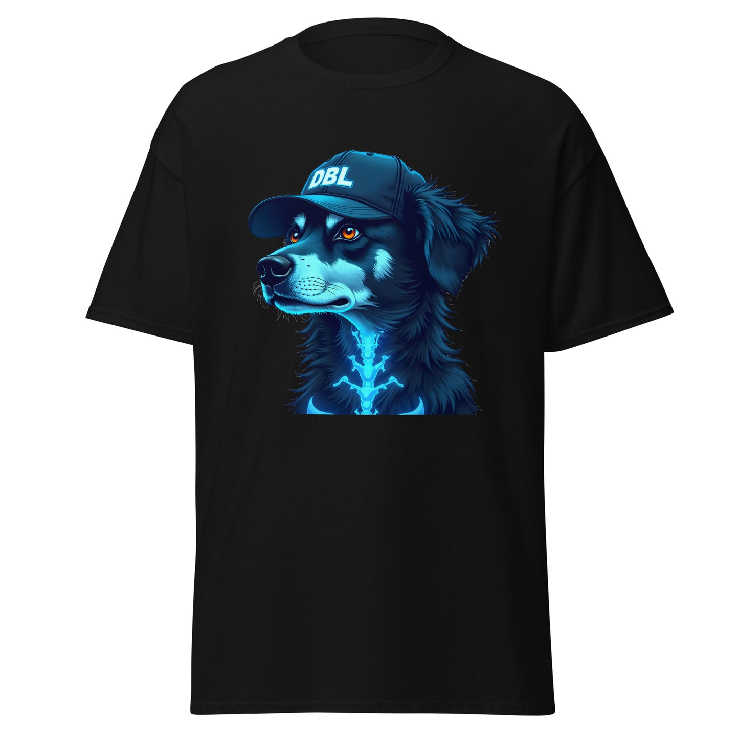 Unisex hybrid skeleton dog D B L cap classic tee