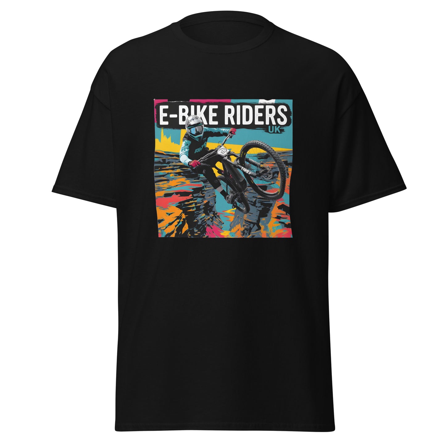 Unisex Solid foreground style E-bike riders Canyon classic tee