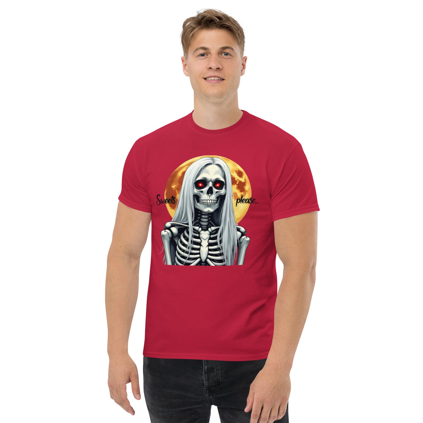 Unisex Sweet Halloween Greyhound woman classic tee