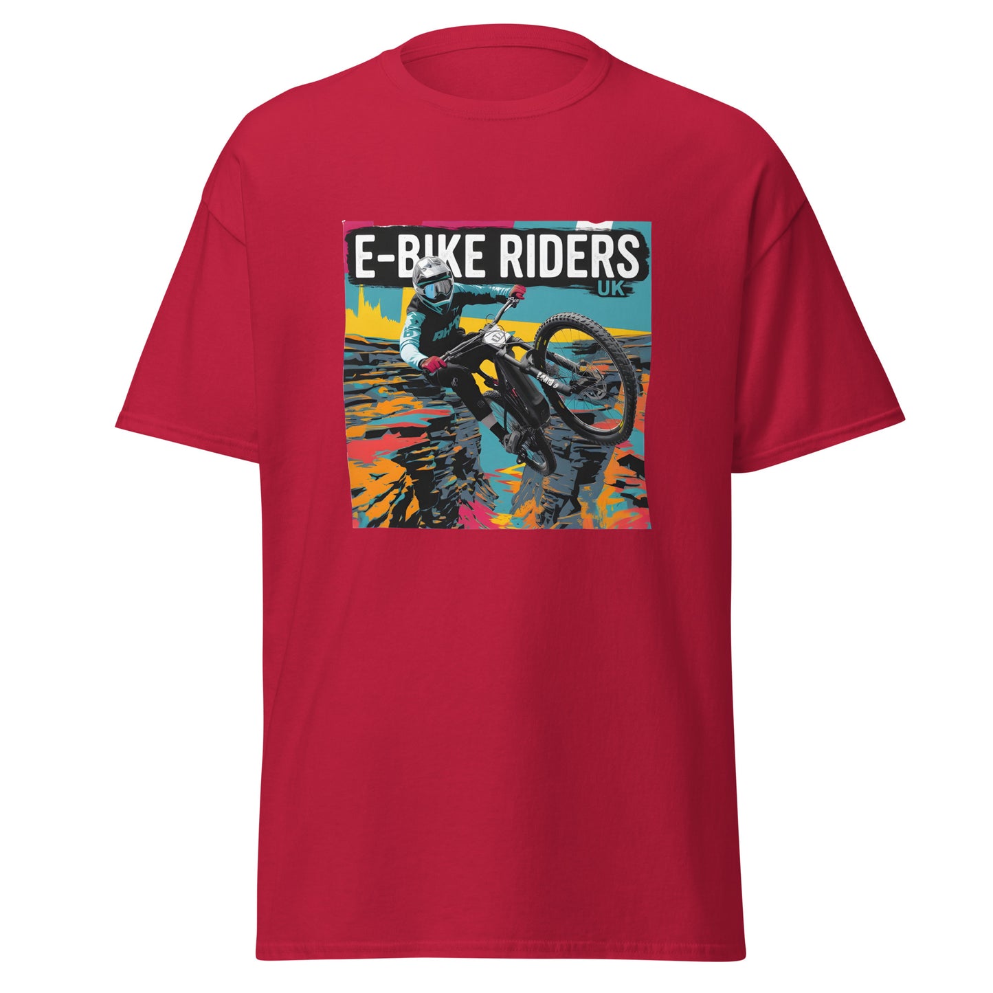 Unisex Solid foreground style E-bike riders Canyon classic tee