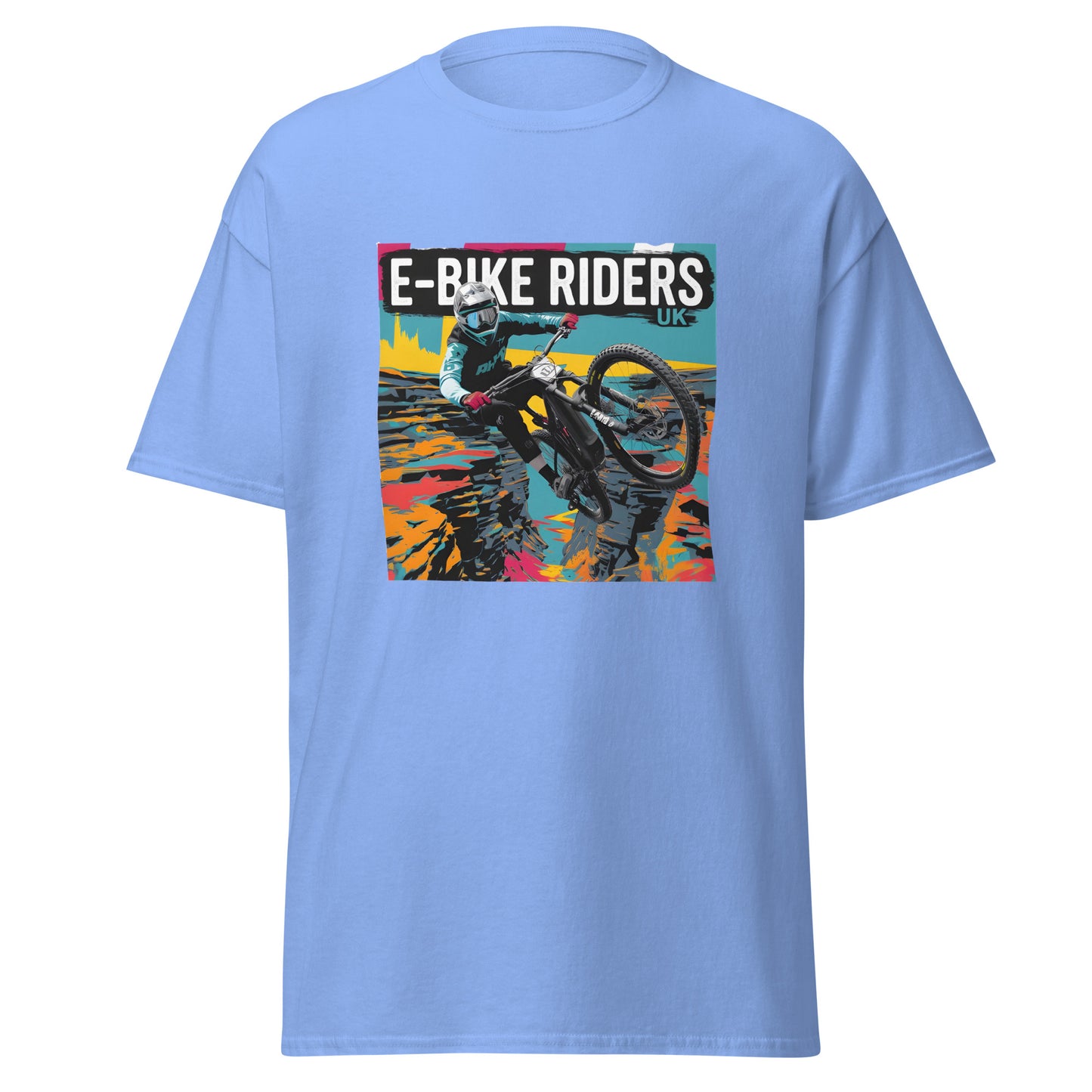 Unisex Solid foreground style E-bike riders Canyon classic tee