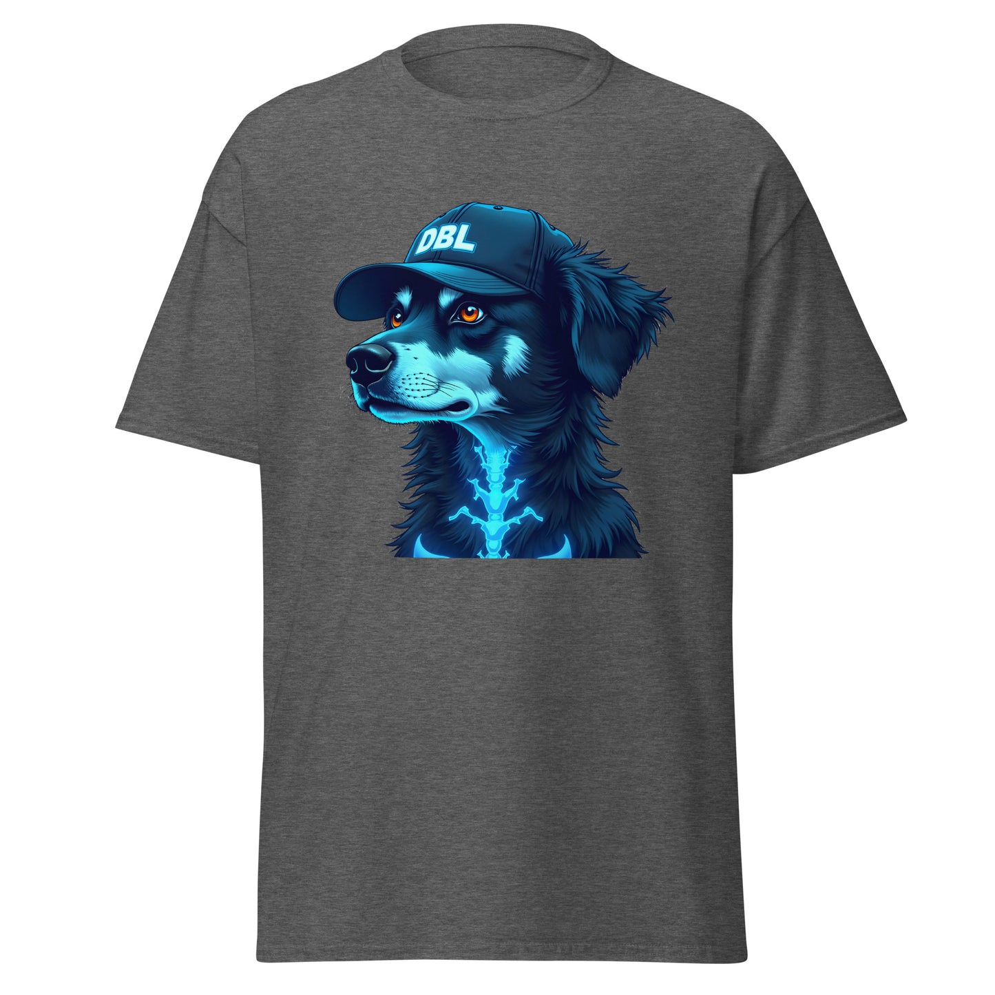 Unisex hybrid skeleton dog D B L cap classic tee