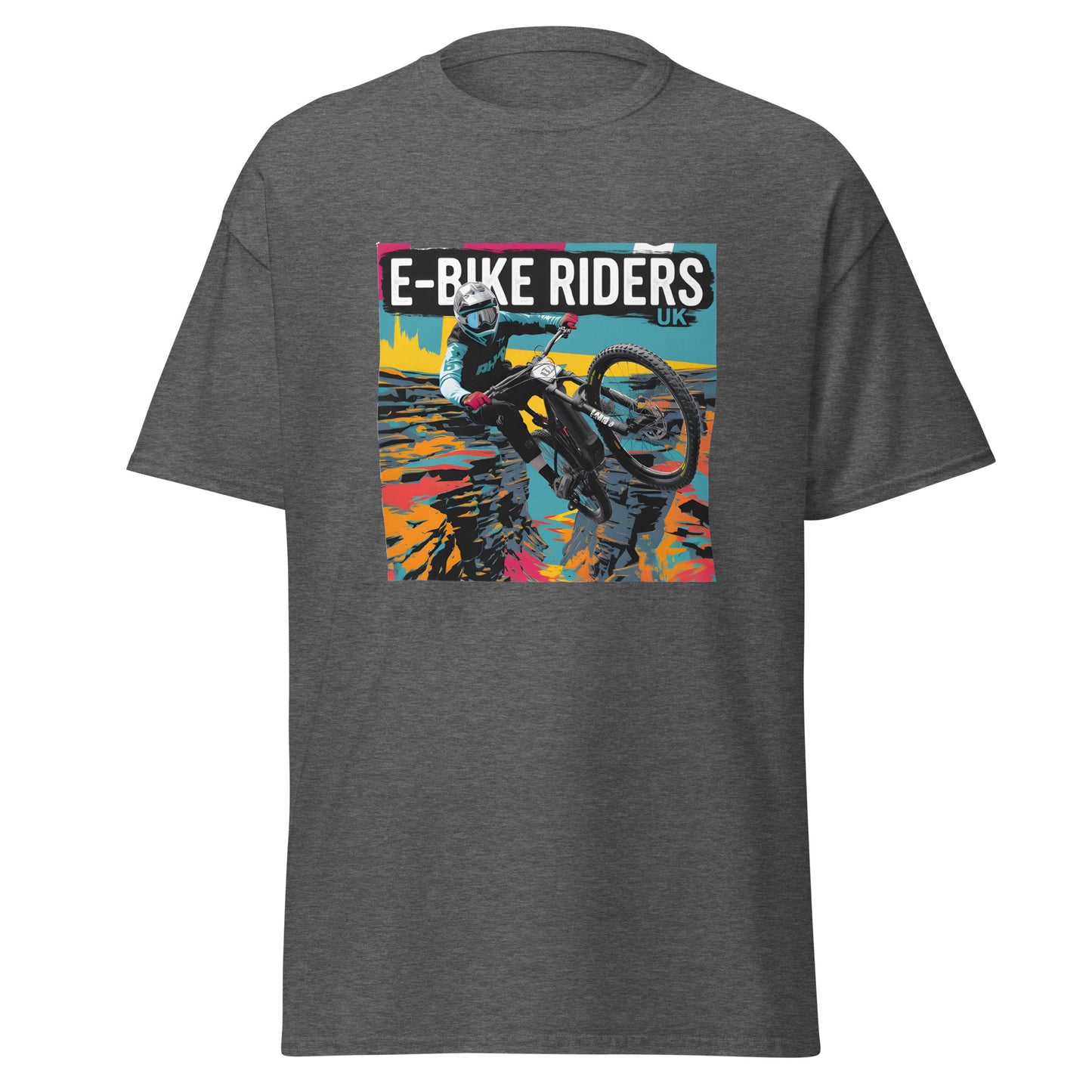 Unisex Solid foreground style E-bike riders Canyon classic tee