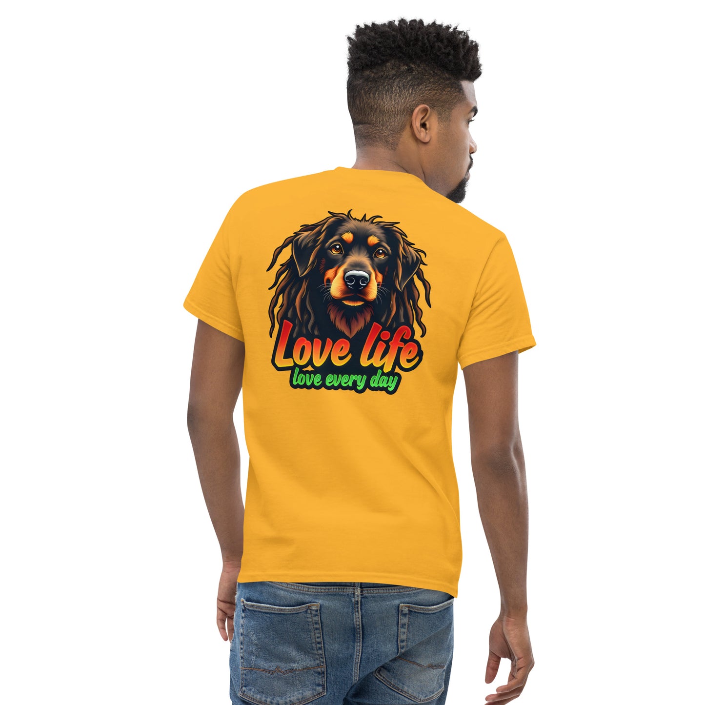 Unisex rasta dog classic tee