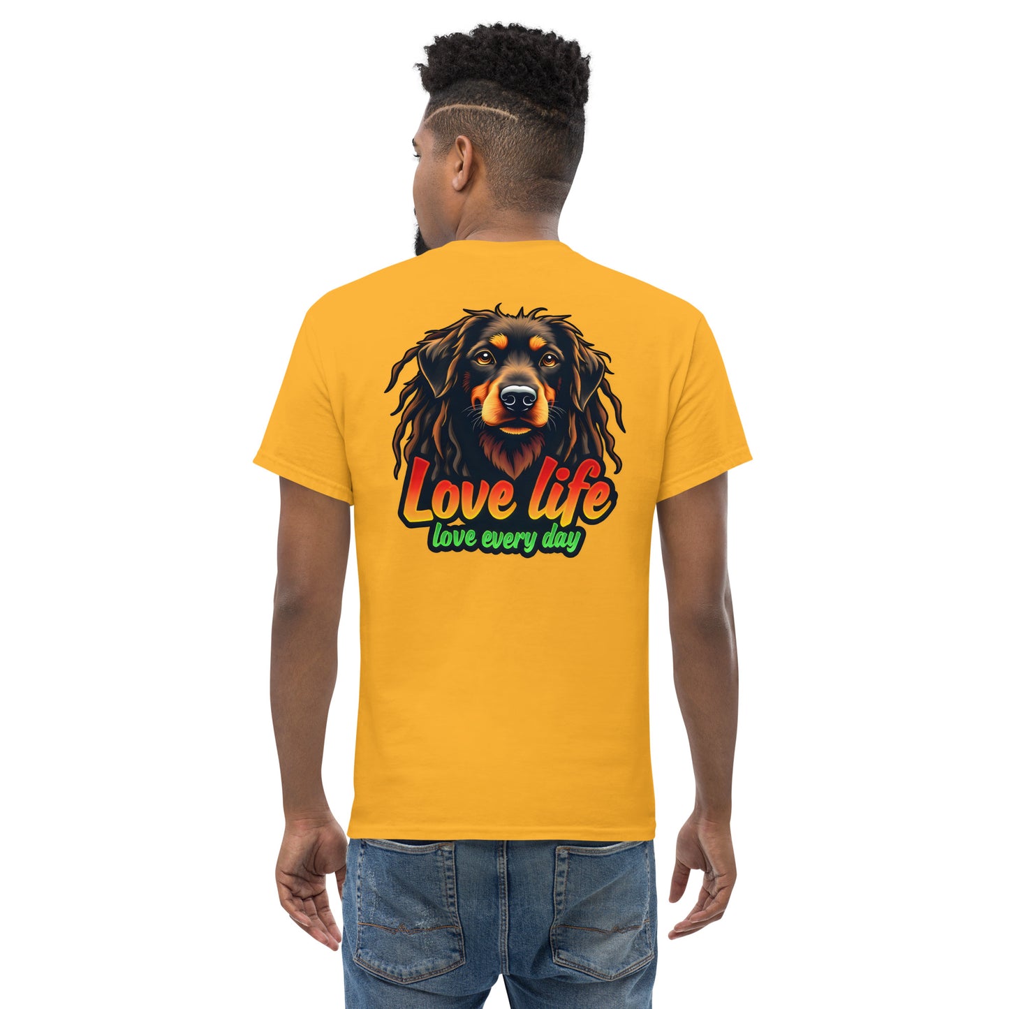 Unisex rasta dog classic tee
