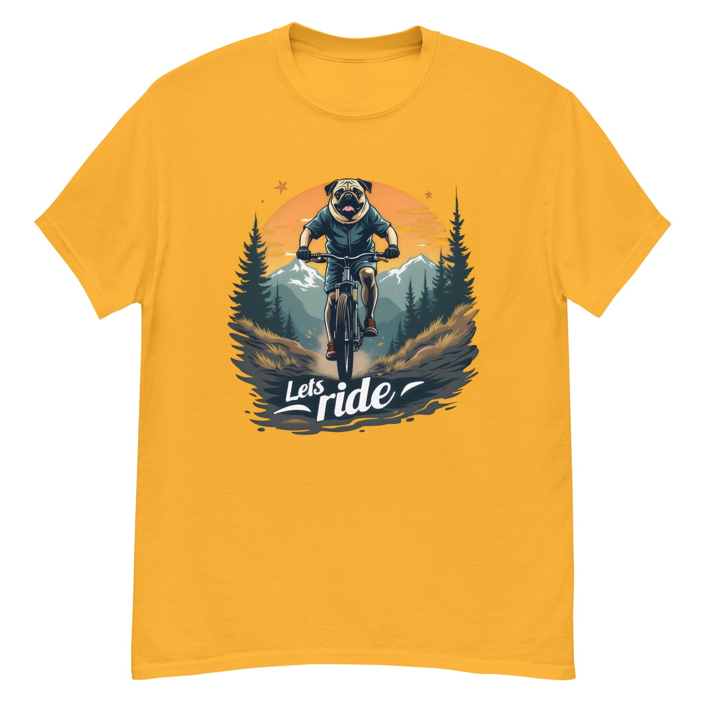 Unisex Let's ride Bulldog classic tee